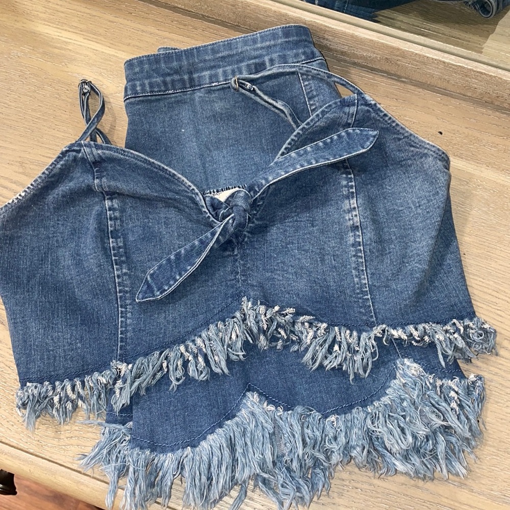 Denim Two Piece Set!